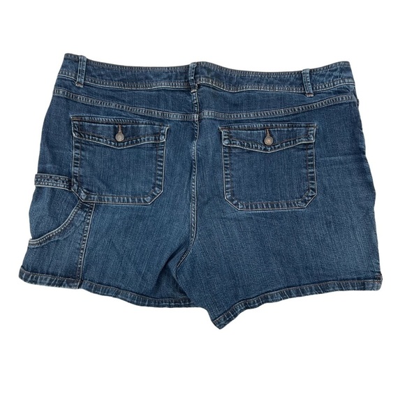 Lane Bryant Cargo Jean Shorts Size 24 Plus Women's - Picture 3 of 6